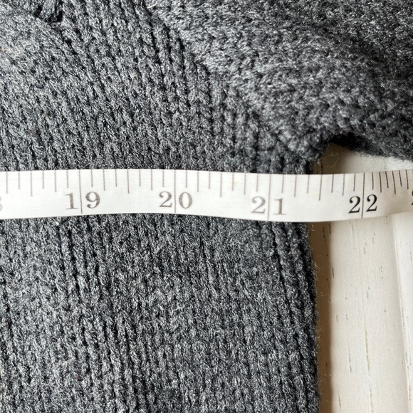 Gray Knitted Sweater Zipper Up by Karen Scott - Picture 8 of 12